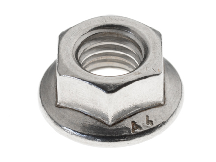 Stainless Steel Flange Nuts Serrated